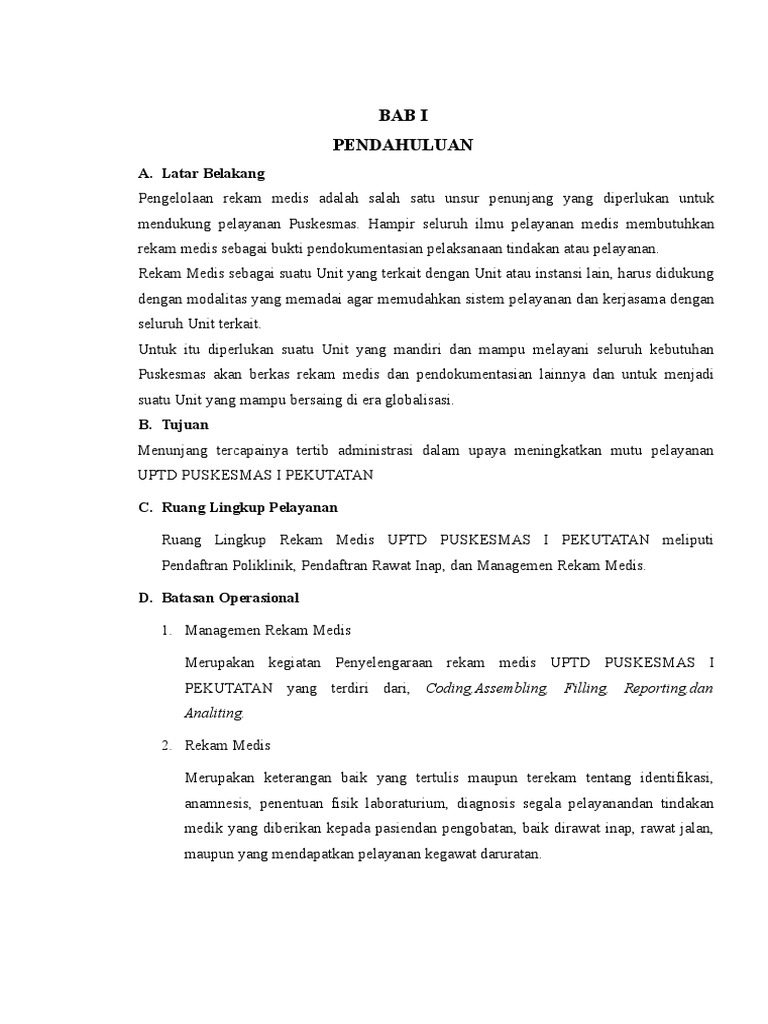 Durasi Program KTP untuk RM | PDF
