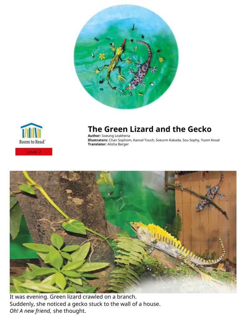The Green Lizard and The Gecko | PDF | Creative Commons License | Lizard