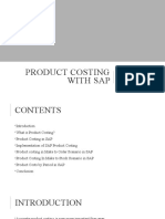 Product Costing - SAP - V 2