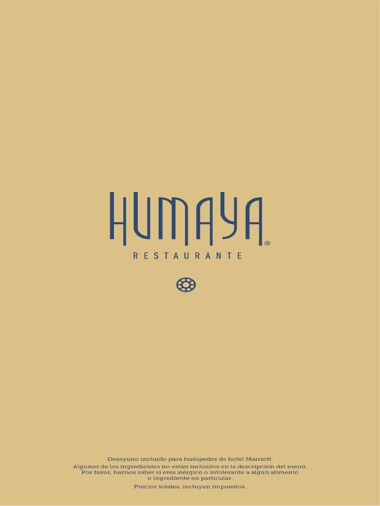 Menú Digital Humaya | PDF