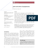 2015 - Physiology Production and Action of Progesterone