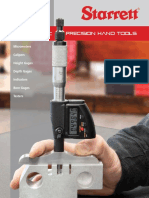 Starrett Electronic Precision Hand Tool Brochure (Bulletin 590)