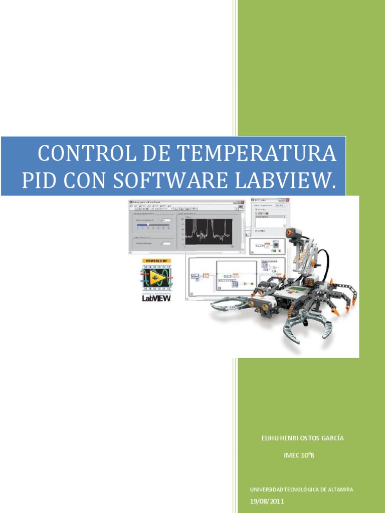 Control PID de Temperatura en LabVIEW | PDF | Adquisición de datos ...