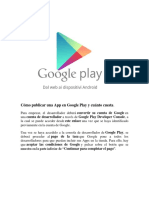 Cómo Publicar Una App en Google Play y Cuánto Cuesta.