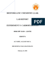 Bioinorganic Chemistry Midterm Lab Report