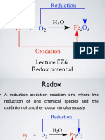 Lecture EZ6: Redox Potential