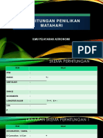 Perhitungan Penilikan Matahari