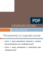 Apresentação - Cognição Social - Prof Alberto Mesaque