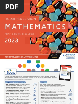 Maths Catalogue 2023