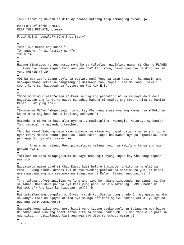 Dup (1) F.L.A.M.E.S. (Equals) PDF