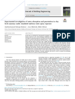 Experimental Investigation of Water Absorption in Clay Masonry