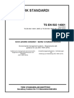 TS EN ISO 14001 Eylül 2015 