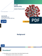 Updates On Thrombosis With Thrombocytopenia Syndrome (TTS) : Advisory Committee On Immunization Practices (ACIP)