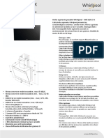 12NC 859991629320 Code EAN 8003437621406: Hotte Aspirante Posable Whirlpool - AKR 62F LT K