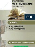 Biostatistika - Uji Normalitas & Uji Homogenitas (14 Jan 2023)