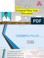 Cerebral Palsy Case Discussion: Paediatrics Lecture Series