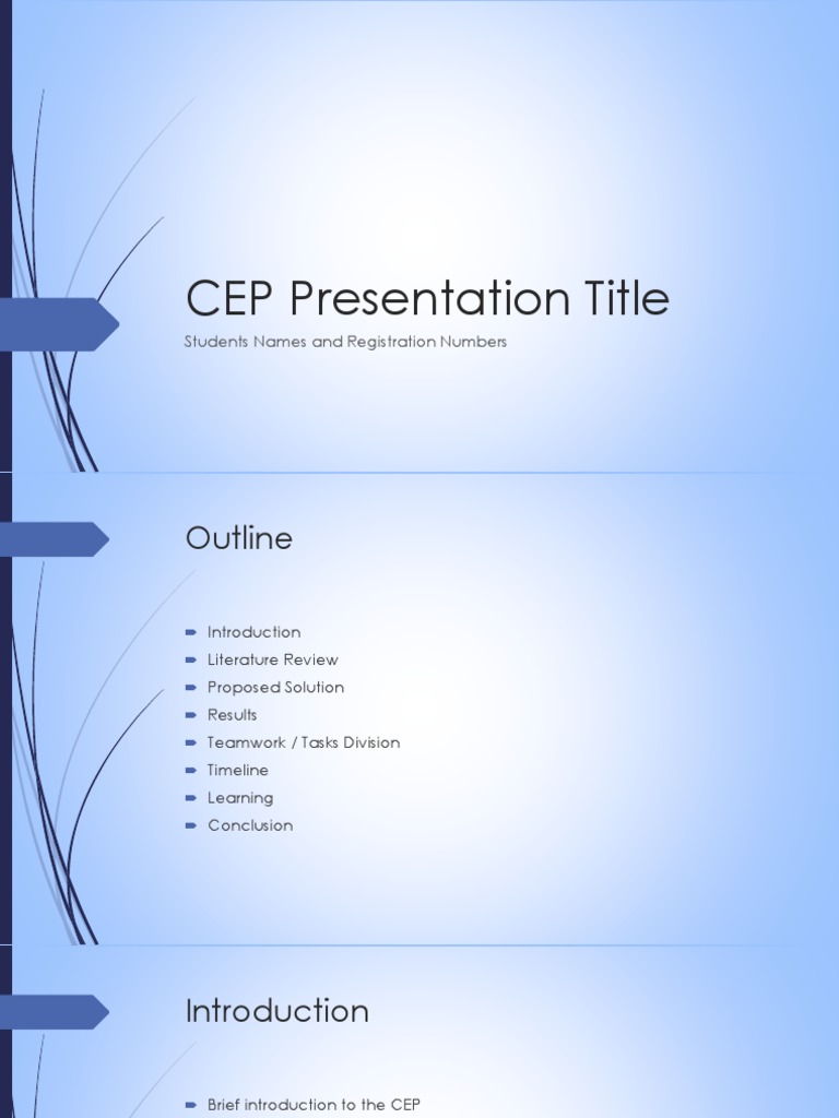 CEP Project Overview and Results | PDF | Simulation | Methodology