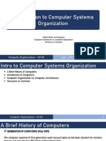 CO101 Lec01 IntroductiontoComputerSystemsOrganization
