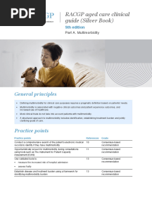 RACGP Aged Care Clinical Guide (Silver Book)