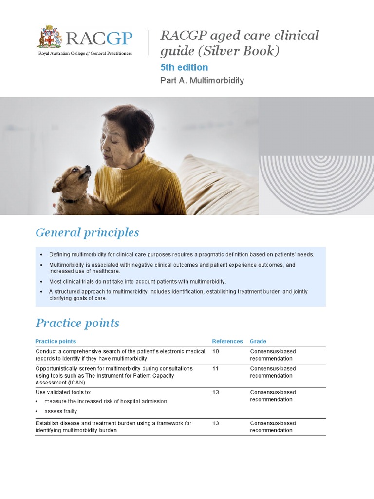 Aged Care Multimorbidity Guidelines | PDF | End Of Life Care ...
