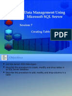 S07 Create Tables