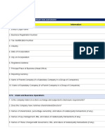 General Planning and Entity-Level Controls Questionnaires