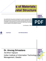 Physics Materials Crystal Structure