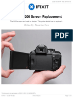 Nikon D5200 Screen Replacement Nikon d5500 Similarity