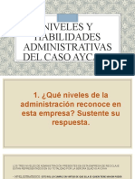 Niveles y Habilidades Administrativas Del Caso Aycaya