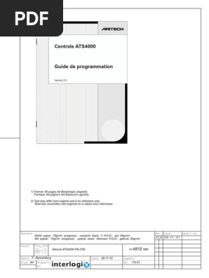 ATS1202 Carte Extension 8 Entrées Aritech