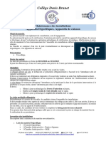 Cahier Des Charges Appareils Frigorifique, de Cuisson Et Électrique en Cuisine