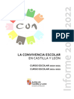 La Convivencia en Los Centros de Castilla y León Cursos 2020-2021 y 2021-2022