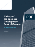 History of The Business Development Bank of Canada