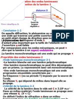 1 - Propagation D'une Onde Lumineuse