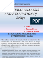 Bridge Engineering: Structural Analysis and Evaluation of Bridge