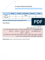 2223 Grade 6 Arabic Final Exam Materials T3 2