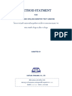 Method statement (Drilling) ตอน ดอยติ-ลำพูน จ.ลำพูน