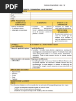 Sesiones de Aprendizaje para Inicial 3 Años | PDF | Aprendizaje | Salón ...