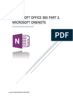 Manual - Microsoft Office 365 Part 2 - Microsoft OneNote