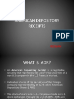 American Depository Receipts: Rizwan