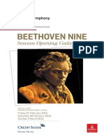 Beethoven 9 Program