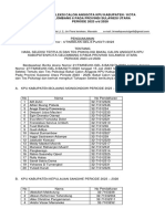 Pengumuman Hasil Tertulis - Psikologi