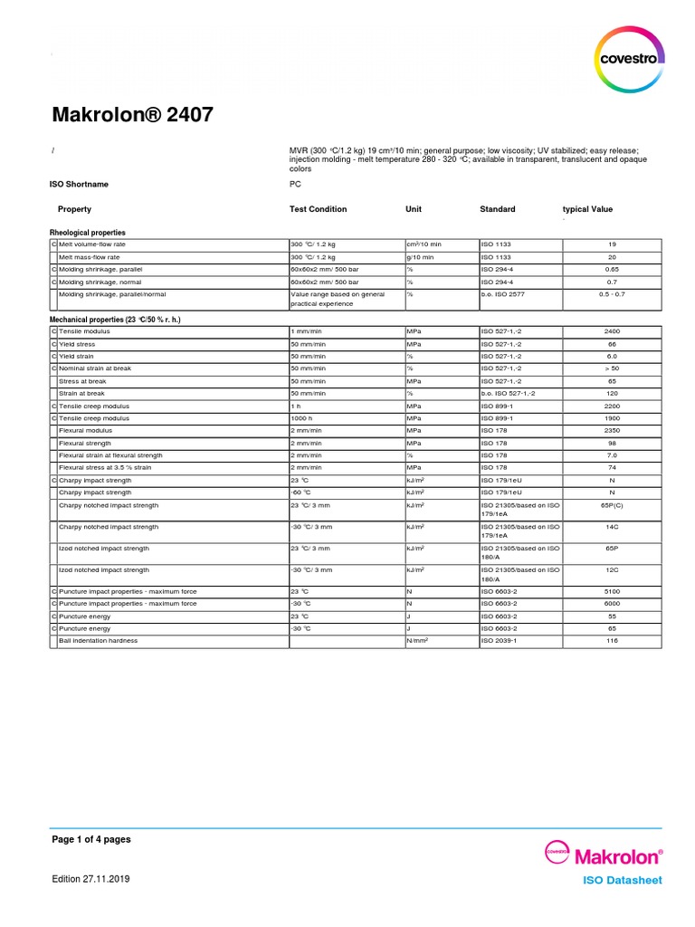RAW MATERIALS MAKROLON 2458 550115 NATURAL visual data 5