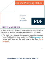 EE322 Lecture 1 Fluid Machines