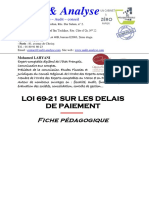 Fiche Pedagogique DELAIS DE PAIEMENT