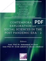 Contemporary Exploration of  Social Sciences in the Post Pandemic Era - 2
