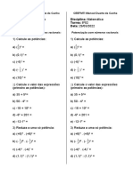 03.29 Potenciação - Produto e Quociente 8