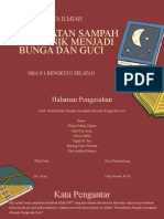 Karya Ilmiah: Pemanfaatan Sampah Anorganik Menjadi Bunga Dan Guci