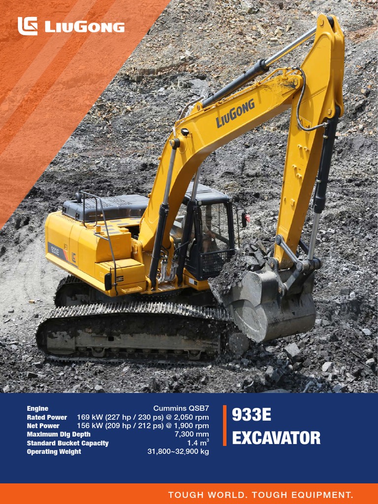 933e-excavator-tough-world-tough-equipment-pdf-horsepower