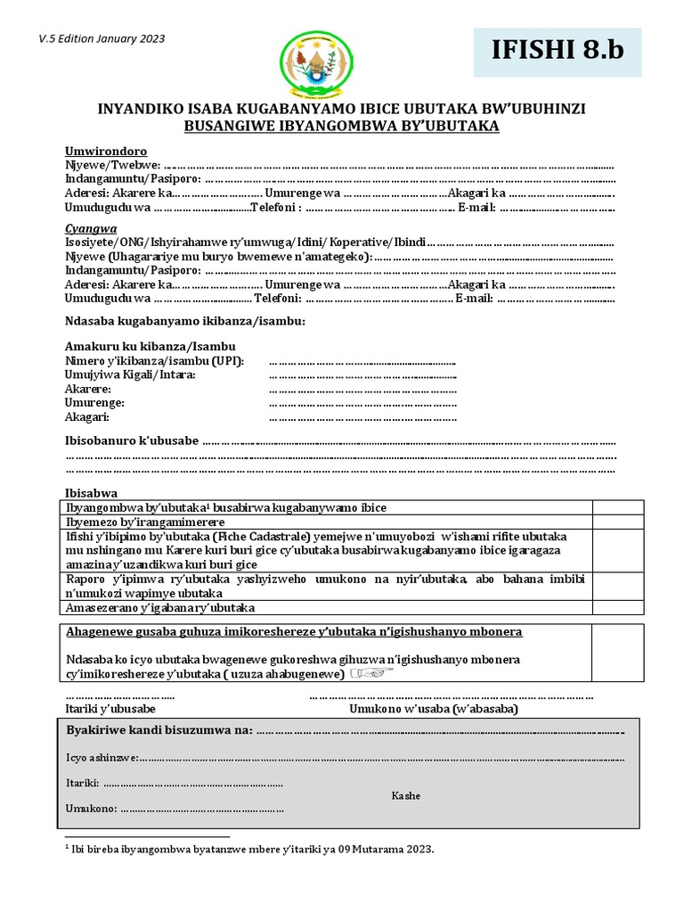 Form 8B Application for Land Division | PDF